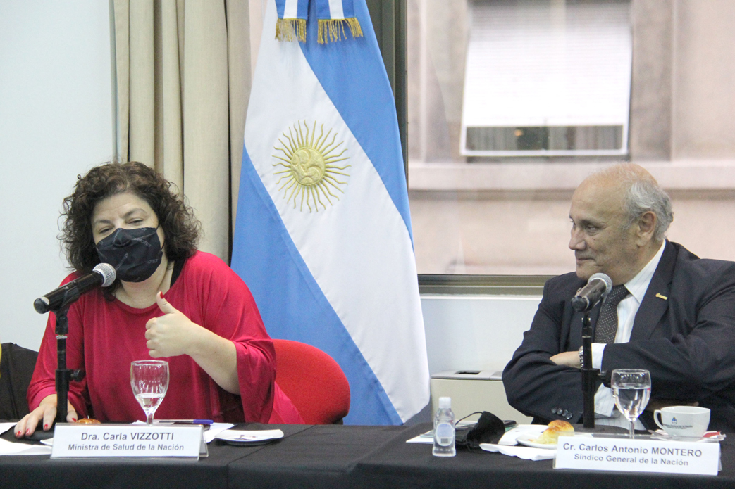 El Síndico General de la Nación Carlos Montero y la Ministra